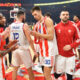 CODI MILLER MCINTYRE Kodi Miler Mekintajer, NIKOLA KALINIC, FILIP PETRUSEV , BRANKO LAZIC TUGA kosarkasa Crvene zvezde na utakmici Evrolige protiv Zalgirisa Kaunas u hali Beogradska arena, Beograd 27.02.2025. godine Foto: Marko Metlas Kosarka, Crvena zvezda, Evroliga, Zalgiris Kaunas