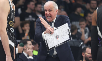 ZELJKO OBRADOVIC trener kosarkasa Partizana na utakmici Evrolige protiv Baskonije u hali Beogradska Arena, Beograd 28.02.2025. godine Foto: Ivica Veselinov / MN PRESS KOSARKA, BASKETBALL, EVROLIGA, EUROLEAGUE, PARTIZAN, BASKONIA, BASKONIJA