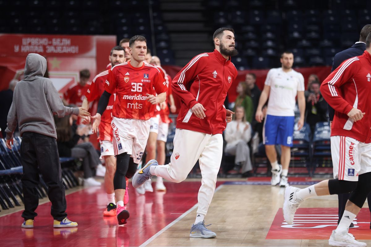 NIKOLA KALINIC kosarkas Crvene Zvezde na utakmici ABA lige protiv Zadra u hali Beogradska Arena, Beograd 02.03.2025. godine Foto: Ivica Veselinov / MN PRESS KOSARKA, BASKETBALL, ABA LIGA, ABA LEAGUE, CRVENA ZVEZDA, ZADAR, JADRANSKA LIGA, ADRIATIC LEAGUE