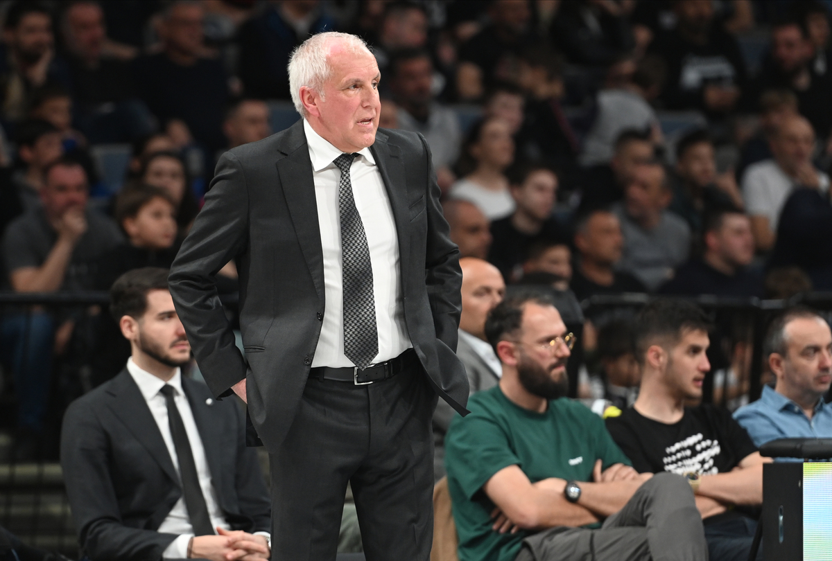 ZELIMIR OBRADOVIC ZELJKO trener kosarkasa Partizana, na utakmici ABA Lige protiv FMP, u Beogradskoj areni. Beograd, 10.03.2025. foto: Nebojsa Parausic Kosarka, ABA League, Partizan, FMP