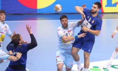 MILOS KOS rukometas Srbije na utakmici EHF kvalifikacija za Evropsko Prvenstvo protiv Spanije u SC Ibar, Kraljevo 13.03.2025. godine Foto: Ivica Veselinov / MN PRESS RUKOMET, HANDBALL, SRBIJA, SPANIJA, ESPANA, SPAIN, EHF