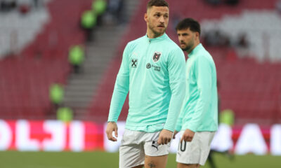 fudbaler reprezentacije Austrije na utakmici UEFA Lige Nacija protiv Srbije na stadionu Rajko Mitic, Beograd 23.03.2025. godine Foto: Ivica Veselinov FUDBAL, FOOTBALL, SRBIJA, SERBIA, UEFA NATIONS LEAGUE, UEFA LIGA NACIJA, AUSTRIJA, AUSTRIA