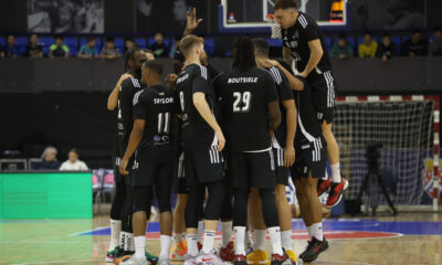 Kosarkasi Dubaija na utakmici ABA lige protiv Mega Superbeta u hali sportova Ranko Zeravica, Beograd 27.01.2025. godine Foto: Ivica Veselinov / MN PRESS KOSARKA, BASKETBALL, ABA LIGA, ABA LEAGUE, JADRANSKA LIGA, ADRIATIC LEAGUE, MEGA SUPERBET, BC DUBAI