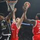 kosarkas Crvene zvezde na utakmici Jadranske ABA lige protiv Parizana u hali Beogradska arena, Beograd 21.04.2025. godine Foto: Marko Metlas Kosarka, Crvena zvezda, Jadranska ABA liga, Partizan