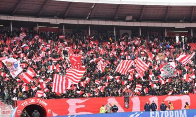 fudbaler Crvene zvezde na utakmici Superlige Prvenstva Srbije protiv OFK Beograda na stadionu Rajka Mitica, Beograd, 06.04.2025. godine Foto: Marko Metlas Fudbal, Crvena zvezda, Superliga Prvenstvo Srbije, OFK Beograd