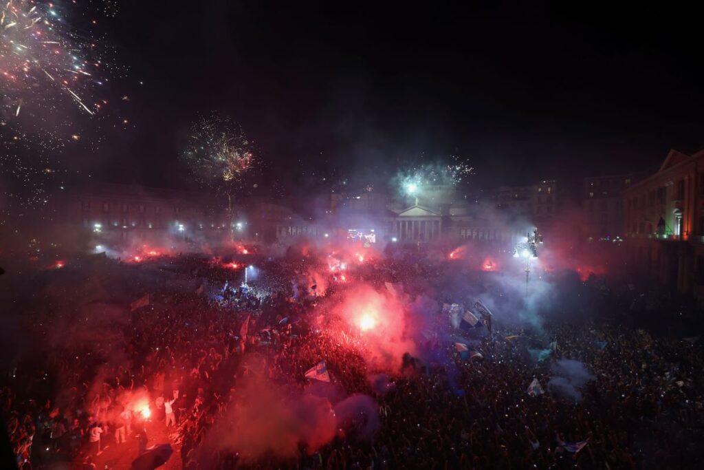 Slavlje titule u Napulju