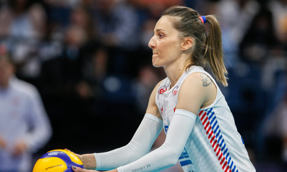 MAJA OGNJENOVIC odbojkasica reprezentacije Srbije na utakmici cetvrtfinala Evropskog Prvenstva protiv reprezentacije Francuske u Stark Areni, Beograd 01.09.2021. godine Foto: Ivica Veselinov / MN PRESS
