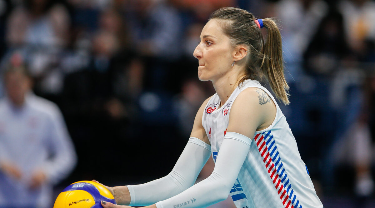 MAJA OGNJENOVIC odbojkasica reprezentacije Srbije na utakmici cetvrtfinala Evropskog Prvenstva protiv reprezentacije Francuske u Stark Areni, Beograd 01.09.2021. godine Foto: Ivica Veselinov / MN PRESS