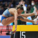 MARYNA BEKH ROMANCHUK Marina Bek Romancuk iz Ukrajine skok u dalj atletika IAAF Svetsko dvoransko prvenstvo u Stark Beogradskoj areni, Beograd 20.03.2022. godine Foto: Marko Metlas Atletika, Srbija, IAAF Svetsko dvoransko prvenstvo