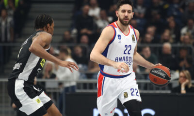 VASILIJE VASA MICIC kosarkas Efesa na utakmici Evrolige protiv Partizana u hali Stark Arena, Beograd 16.12.2022. Foto: Ivica Veselinov / MN PRESS KOSARKA, BASKETBALL, PARTIZAN, EFES, EVROLIGA, EUROLEAGUE
