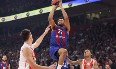 JABARI PARKER Dzabari Parker kosarkas Barselone na utakmici Evrolige protiv Crvene zvezde u hali Stark Beogradska arena, Beograd 02.02.2024. godine Foto: Marko Metlas Kosarka, Crvena zvezda, Evroliga, Barselona