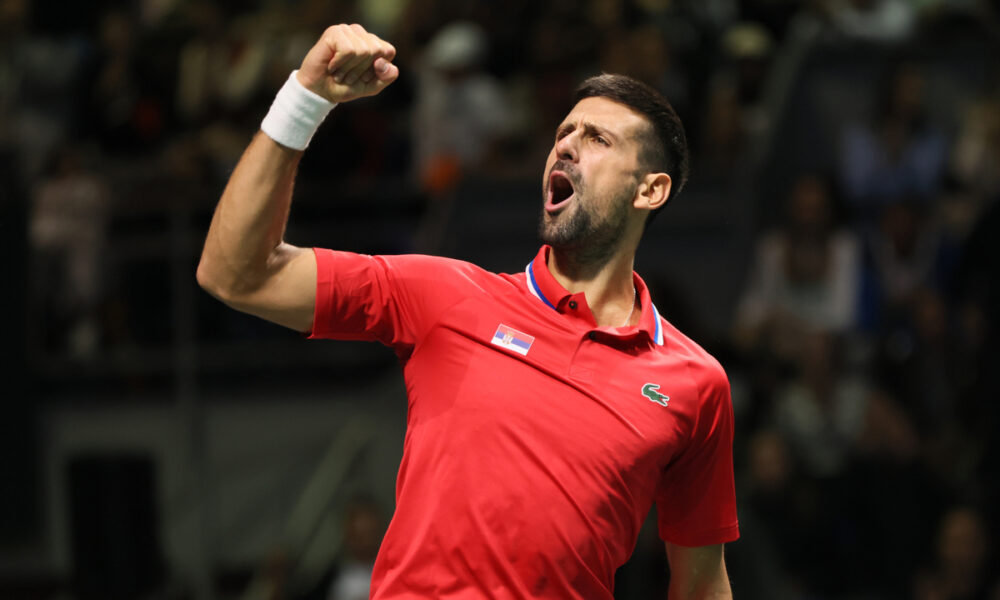 NOVAK DJOKOVIC teniser Dejvis kup reprezentacije Srbije dubl mec protiv Grcke hala Aleksandar Nikolic Pionir, Beograd 15.09.2024. godine Foto: Marko Mertlas Tenis, Dejvis Kup, Srbija, Grcka