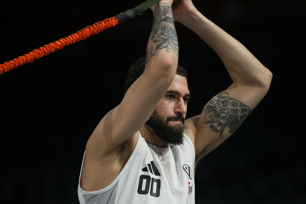 ISAIA CORDINIER Ajzea Kordinije kosarkas Virtusa na utakmici Evrolige protiv Partizana u hali Beogradska Arena, Beograd 23.10.2024. godine Foto: Ivica Veselinov / MN PRESS KOSARKA, BASKETBALL, EVROLIGA, EUROLEAGUE, PARTIZAN, VIRTUS BOLOGNA, VIRTUS BOLONJA