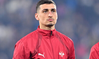 DJORDJE PETROVIC golman fudbaler reprezentacije Srbije na utakmici UEFA Lige nacija protiv Danske na stadionu Dubocica, Leskovac 18.11.2024. godine Foto: Marko Metlas Fudbal, Reprezentacija, Srbija, Danska, UEFA Liga nacija