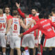 EKIPA kosarkasa Olimpijakosa na utakmici Evrolige protiv Partizana u hali Beogradska Arena, Beograd 28.11.2024. godine Foto: Ivica Veselinov / MN PRESS KOSARKA, BASKETBALL, EVROLIGA, EUROLEAGUE, PARTIZAN, OLYMPIACOS, OLIMPIJAKOS