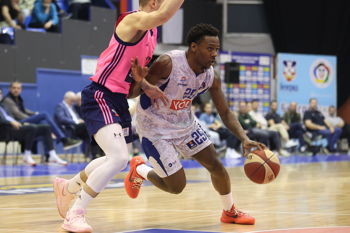 MCKINLEY WRIGHT IV Mekinli Rajt Cetvrti kosarkas Buducnosti na utakmici ABA lige protiv Mega Superbeta u hali sportova Ranko Zeravica, Beograd 09.03.2025. godine Foto: Ivica Veselinov / MN PRESS KOSARKA, BASKETBALL, ABA LIGA, ABA LEAGUE, MEGA SUPERBET, BUDUCNOST PODGORICA