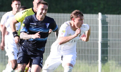 MIHAJLO CVETKOVIC, fudbaler Cukarickog, na utakmici Superlige Prvenstva Srbije protiv Spartaka Subotica, i STEFAN TOMOVIC, na stadionu Cukarickog. Beograd, 28.04.2025. foto: MN Press / mr Fudbal, Cukaricki, Prvenstvo Srbije, Spartak Subotica