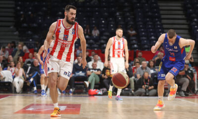 NIKOLA KALINIC kosarkas Crvene Zvezde na utakmici ABA lige protiv Igokee u hali Beogradska Arena, Beograd 10.05.2025. godine Foto: Ivica Veselinov / MN PRESS KOSARKA, BASKETBALL, ABA LIGA, ABA LEAGUE, CRVENA ZVEZDA, IGOKEA, JADRANSKA LIGA, ADRIATIC LEAGUE