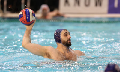 MILOS CUK, vaterpolista Novog Beograda, na utakmici finala plejofa protiv Radnickog, na bazenu Radnickog Kragujevac, 21.05.2025. foto: Mladjan Ivanovic Vaterpolo, Finale Play off, Radnicki, Novi Beograd
