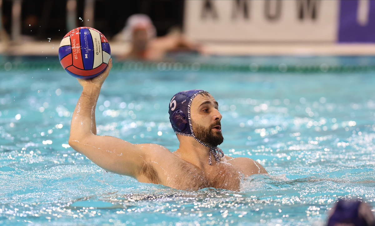 MILOS CUK, vaterpolista Novog Beograda, na utakmici finala plejofa protiv Radnickog, na bazenu Radnickog Kragujevac, 21.05.2025. foto: Mladjan Ivanovic Vaterpolo, Finale Play off, Radnicki, Novi Beograd