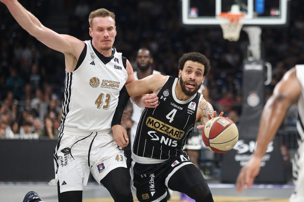 DUANE WASHINGTON Dvejn Vasington kosarkas Partizana na utakmici ABA lige protiv Dubaija u hali Beogradska Arena, Beograd 26.05.2025. godine Foto: Ivica Veselinov / MN PRESS KOSARKA, BASKETBALL, ABA LIGA, ABA LEAGUE, KK PARTIZAN, BC DUBAI