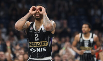 CARLIK JONES Karlik Dzons kosarkas Partizana na utakmici ABA lige protiv Dubaija u hali Beogradska Arena, Beograd 26.05.2025. godine Foto: Ivica Veselinov / MN PRESS KOSARKA, BASKETBALL, ABA LIGA, ABA LEAGUE, KK PARTIZAN, BC DUBAI