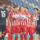 fudbaler Crvene Zvezde na utakmici Kupa Srbije protiv Napretka na stadionu Rajko Mitic, Beograd 07.05.2025. godine Foto: Ivica Veselinov / MN PRESS FUDBAL, FOOTBALL, KUP SRBIJE, NATIONAL CUP, CRVENA ZVEZDA, RED STAR, NAPREDAK KRUSEVAC