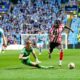 Sunderland's Eliezer Mayenda, right, gets set to score their side's second goal of the game against Coventry City during the Sky Bet Championship playoff semifinal, first leg soccer match at the Coventry Building Society Arena in Coventry, England, Friday, May 9, 2025. (Nick Potts/PA via AP)