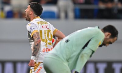 fudbaler Crvene zvezde na utakmici Superlige Prvenstva Srbije protiv TSC Backa Topola na stadionu TSC arena, Backa Topola 03.05.2025. godine Foto: Marko Metlas Fudbal, TSC Backa Topola, Crvena zvezda, Superliga, Prvenstvo Srbije