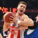 kosarkas Crvene zvezde na utakmici polufinala Jadranske ABA lige protiv Budicnosti Podgorica u hali Beogradska arena, Beograd 29.05.2025. godine Foto: Marko Metlas Kosarka, Crvena zvezda, Jadranska ABA liga, Buducnost Podgorica