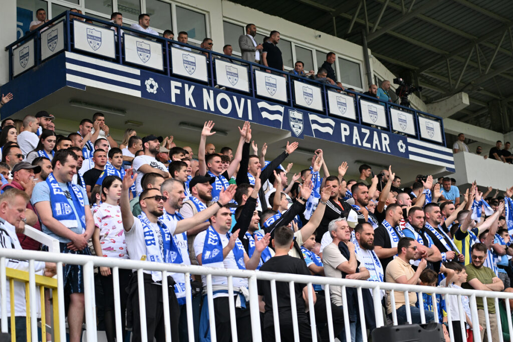 NOVI PAZAR vs PARTIZAN Novi Pazar, 04.05.2025. foto: Mladjan Ivanovic Fudbal
