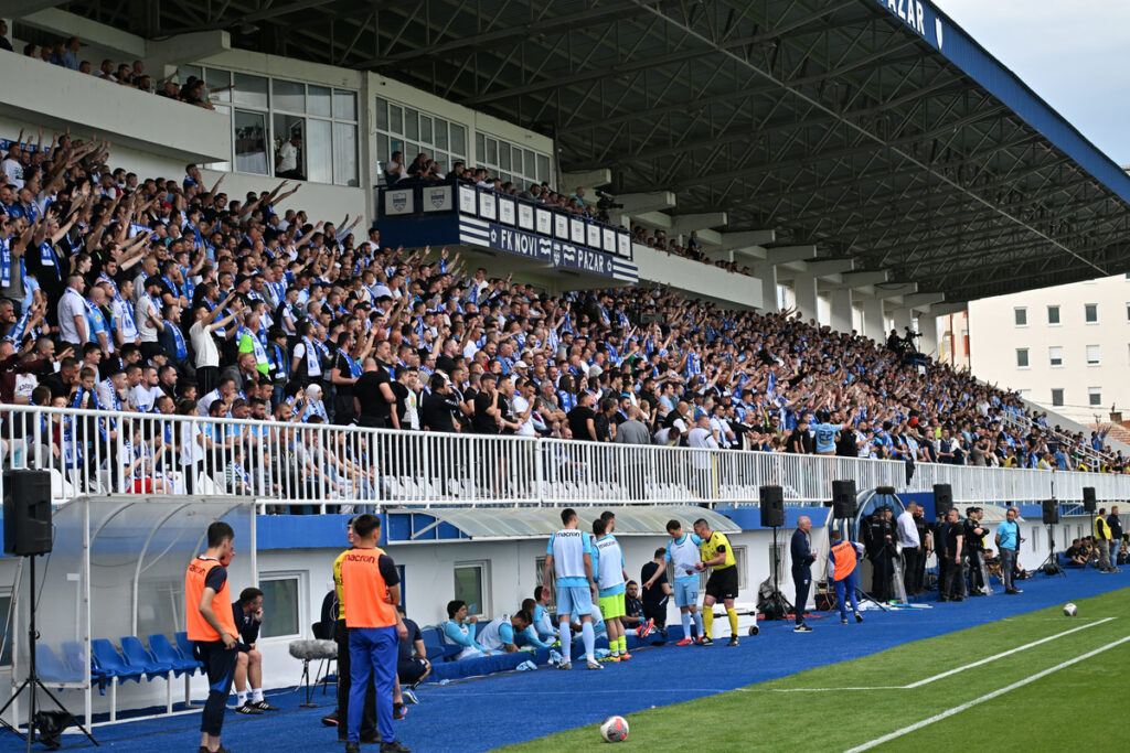 NOVI PAZAR vs PARTIZAN Novi Pazar, 04.05.2025. foto: Mladjan Ivanovic Fudbal