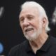FILE - San Antonio Spurs head coach Gregg Popovich smiles during the NBA basketball team's media day, Monday, Sept. 27, 2021, in San Antonio. (AP Photo/Eric Gay, File)