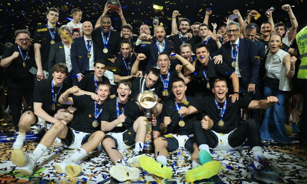 kosarkas Partizana na utakmici Prvenstva Srbije protiv Spartaka Subotica u hali Dudova suma, Subotica 24.06.2025. godine Foto: MN PRESS Kosarka, Partizan, Prvenstvo Srbije, Spartak Subotica, Kosarkaska liga Srbije, KLS