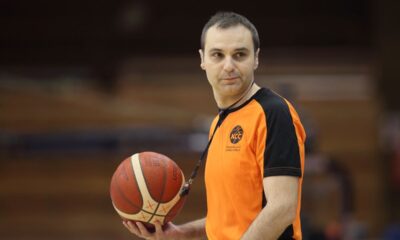 UROS OBRKNEZEVIC sudija, kosarkasi Mega Sokerbeta na utakmici Kupa Radivoja Koraca, Kupa Srbije protiv Vojvodine Novi Sad u hali Spens, Novi Sad 13.02.2021. godine Foto: Marko Metlas Kosarka, Mega Sokerbet, Kup Radivoja Koraca, Kup Srbije, Vojvodina Novi Sad