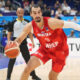 DARIO SARIC kosarkas reprezentacije Hrvatske na utakmici FIBA Evropskog prvenstva protiv Finske u Mercedes Benc areni, Berlin 11.09.2022. godine Foto: Marko Metlas Kosarka, Hrvatska, FIBA Evropsko prvenstvo, Finska