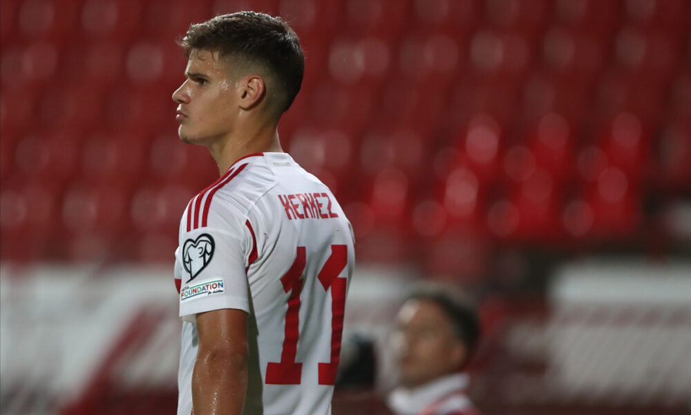 MILOS KERKEZ fudbaler Madjarske na utakmici UEFA kvalifikacija za Evropsko Prvenstvo protiv Srbije na stadionu Rajko Mitic, Beograd 07.09.2023. godine Foto: Ivica Veselinov / MN PRESS FUDBAL, FOOTBALL, SRBIJA, SERBIA, MADJARSKA, HUNGARY, EURO 2024, QUALIFIERS, KVALIFIKACIJE