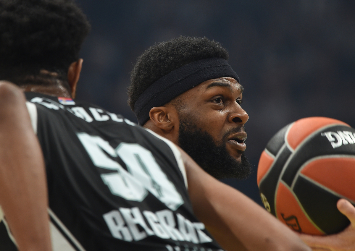 JOSH NEBO Dzos Nibo, kosarkas Makabija, na utakmici Evrolige protiv Partizana, u Beogradskoj Stark areni. Beograd, 12.01.2024. foto: Nebojsa Parausic / MN press Kosarka, Euroleague, Partizan, Makabi
