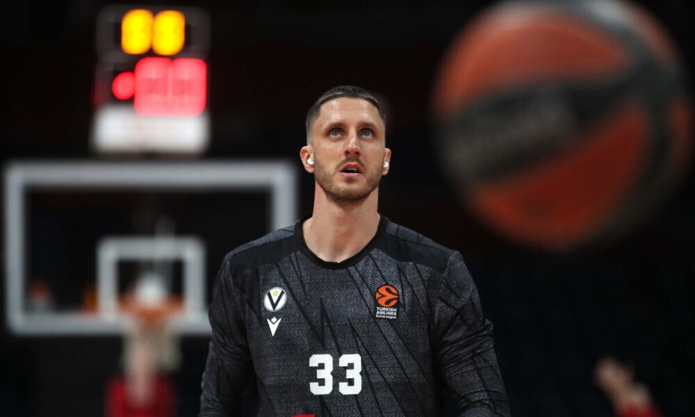 ACHILLE POLONARA Akile Polonara kosarkas Virtusa na utakmici Evrolige protiv Crvene zvezde u hali Beogradska Stark Arena, Beograd 22.03.2024. godine Foto: Ivica Veselinov / MN PRESS KOSARKA, BASKETBALL, EVROLIGA, EUROLEAGUE, CRVENA ZVEZDA, VIRTUS