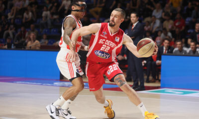 IGOR DROBNJAK kosarkas SC Derbi na utakmici Jadranske ABA lige protiv Crvene zvezde u hali Aleksandar Nikolic Pionir, Beograd 01.04.2024. godine Foto: Marko Metlas Kosarka, Studentski centar Derbi, Jadranska ABA liga, Crvena zvezda
