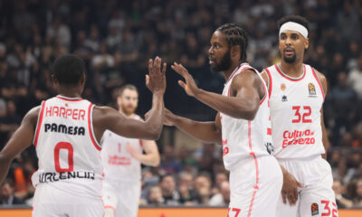 SEMI OJELEYE Semi Odjeleje kosarkas Valensije na utakmici Evrolige protiv Partizana u hali Stark Beogradska arena, Beograd 12.04.2024. godine Foto: Marko Metlas Kosarka, Partizan, Evroliga, Valensija