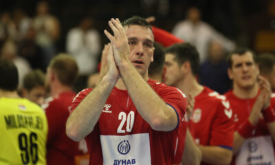 MILJAN PUSICA rukometas Srbije na utakmici EHF kvalifikacija za Evropsko Prvenstvo protiv Spanije u hali SPENS, Novi Sad 12.05.2024. godine Foto: Ivica Veselinov / MN PRESS RUKOMET, HANDBALL, SRBIJA, SPANIJA, SPAIN, EHF