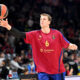 JAN VESELY Jan Veseli kosarkas Barselone na utakmici Evrolige protiv Crvene zvezde u hali Beogradska arena, Beograd 18.10.2024. godine Foto: Marko Metlas Kosarka, Crvena zvezda, Evroliga, Barselona