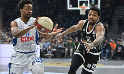KEVIN DUANE YOGI FERRELL JR Kevin Dvejn Jogi Ferel Dzunior kosarkas Buducnosti Podgorica na utakmici Jadranske ABA lige protiv Partizana u hali Beogradska arena, Beograd 15.12.2024. godine Foto: Marko MetlasKosarka, Partizan, Jadranska ABA liga, Buducnost Podgorica