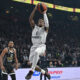 TJ SHORTS Ti Dzej Sorts kosarkas Pariza na utakmici Evrolige protiv Partizana u hali Beogradska arena, Beograd 22.01.2025. godine Foto: Marko Metlas Kosarka, Partizan, Evroliga, Pariz