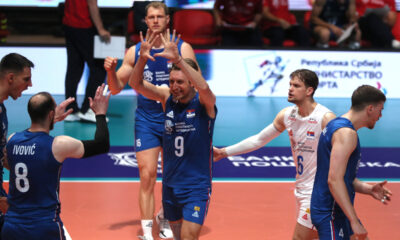 NIKOLA JOVOVIC, odbojkas Srbije, na utakmici kupa Kanal 1, protiv Rusije u hali Aleksandar Nikolic. Beograd, 01.06.2025. foto: MN PRESS / vm ODBOJKA, VOLLEYBALL, SRBIJA, RUSIJA