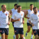 UROS RACIC, SRDJAN BABIC, ALEKSANDAR KATAI fudbaleri reprezentacije Srbije trening u sportskom centru FSS, Stara Pazova 02.06.2025. godine Foto: Marko Metlas Fudbal, Srbija, Trening