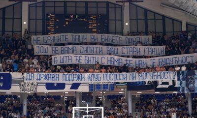 VARVARI, navijaci kosarkasa Buducnosti, na utakmici finala plejofa ABA lige protiv Partizana, u hali Moraca. Podgorica, 05.06.2025. foto: MN Press / ds Kosarka, ABA League, Buducnost, Partizan
