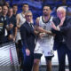 CARLIK JONES Karlik Dzons, kosarkas Partizana, i ZELJKO OBRADOVIC trener, na utakmici ABA lige protiv Buducnosti u hali Moraca. Podgorica, 07.06.2025. foto: MN PRESS / ds KOSARKA, BASKETBALL, ABA LIGA, ABA LEAGUE, KK PARTIZAN, KK BUDUCNOST