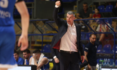 VLADA JOVANOVIC trener kosarkasa Spartaka na utakmici polufinala Super Kosarkaske Lige Srbije protiv Crvene Zvezde u hali Aleksandar Nikolic, Beograd 14.06.2025. godine Foto: Ivica Veselinov / MN PRESS KOSARKA, BASKETBALL, KLS, KOSARKASKA LIGA SRBIJE, CRVENA ZVEZDA, SPARTAK SUBOTICA, PRVENSTVO SRBIJE, NATIONAL CHAMPIONSHIP